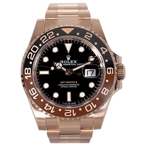 rolex gmt master ii steel and rose gold price